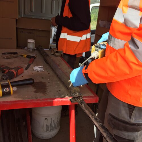 Mesure des polluants volatils dans les sols